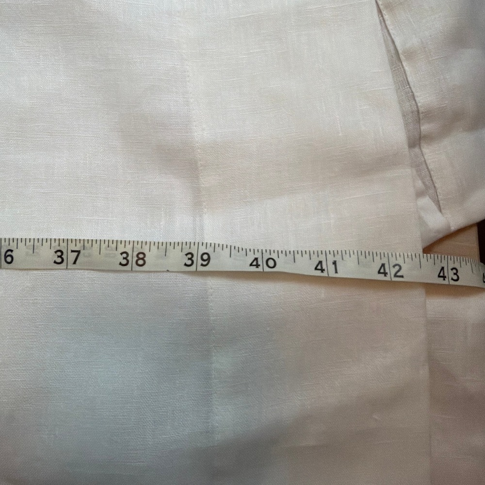 G. Label Goop Linen Maxi Camilla Wrap Dress Summer 6 White NWOT Boho Minimal - Picture 8 of 8